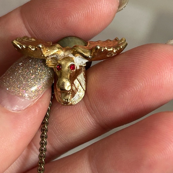 4/$50 Moose good vintage 1950 tie clip pin FATHER GIFT 🫎 - Picture 4 of 8
